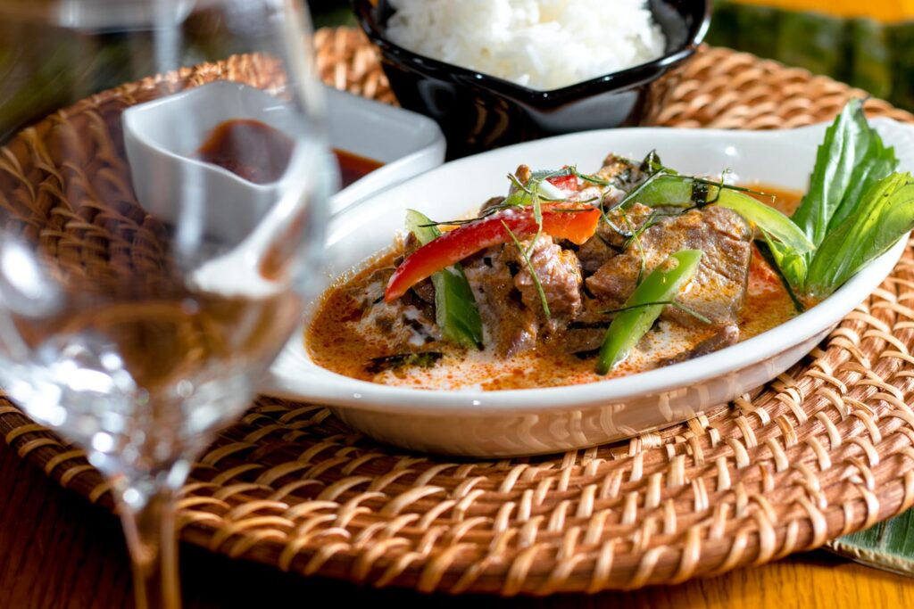Authentic Thai curry dish at Supons Thai Kitchen in Bellingham WA