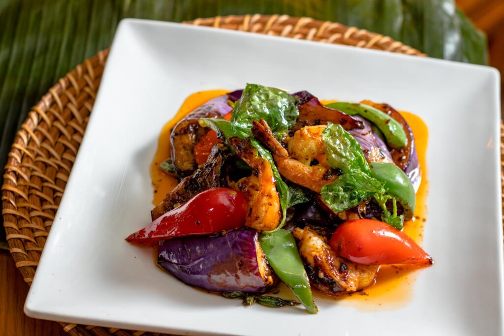 Thai dish served at Supons restaurant Bellingham WA